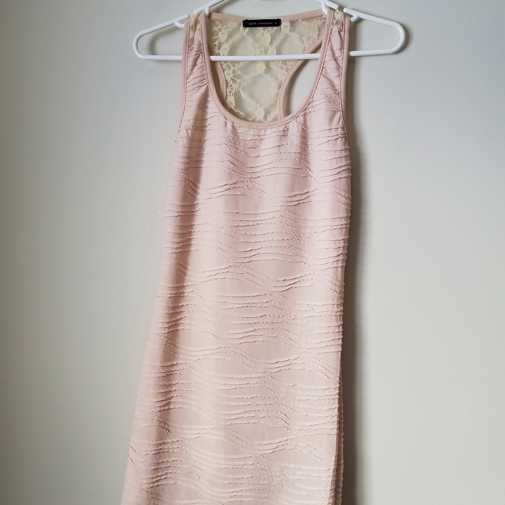 Cream mini dress
